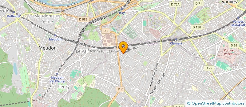 localisation de l'entreprise ODSO TRANSPORTS à CLAMART