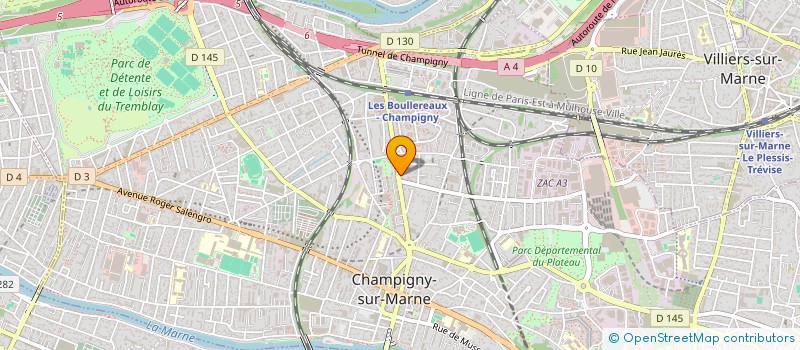 localisation de l'entreprise ODSP STORE à CHAMPIGNY-SUR-MARNE