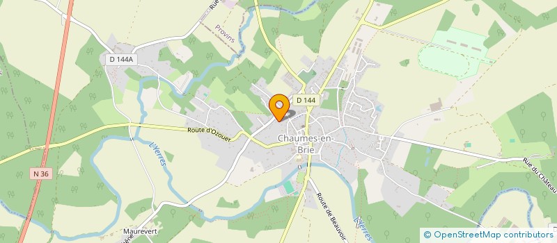 localisation de l'entreprise ODSTP à CHAUMES-EN-BRIE