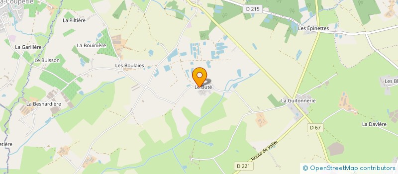 localisation de l'entreprise ODTS 44 à MONTREVAULT-SUR-EVRE