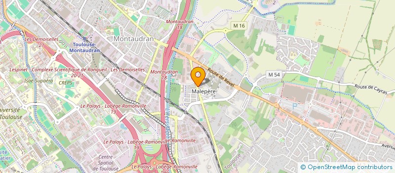 localisation de l'entreprise ODUIWAJU  TOULOUSE