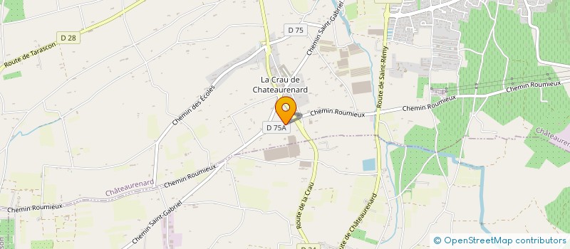 localisation de l'entreprise ODUNA à CHATEAURENARD