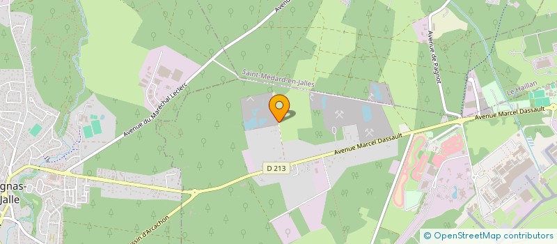 localisation de l'entreprise ODY-C  MERIGNAC