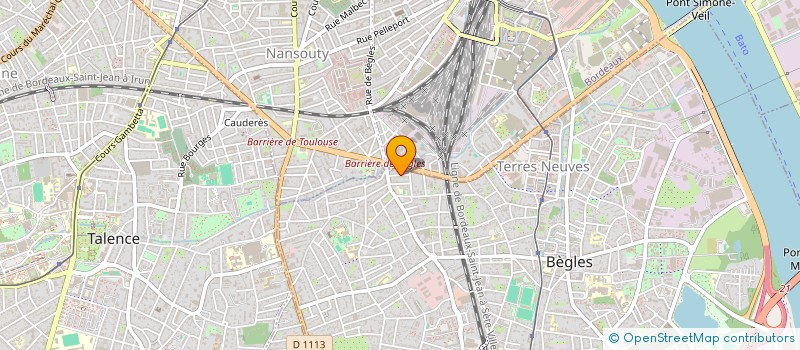 localisation de l'entreprise ODY'C VIN  BEGLES