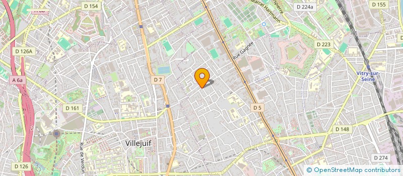 localisation de l'entreprise ODY-CD à VITRY-SUR-SEINE