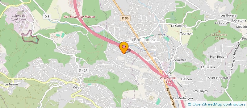 localisation de l'entreprise ODY'SEA  PEYPIN