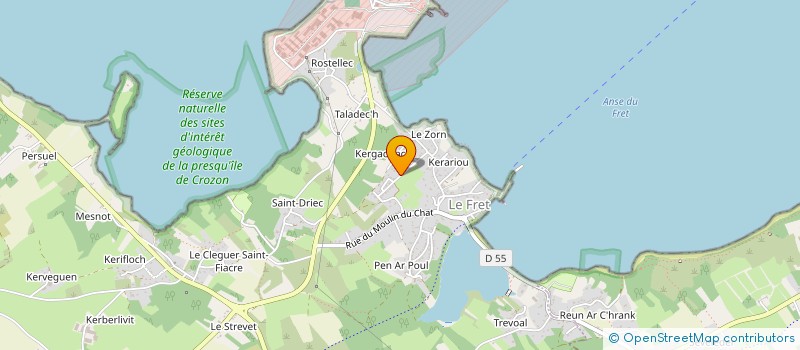 localisation de l'entreprise ODY'SEA MUSIK  CROZON