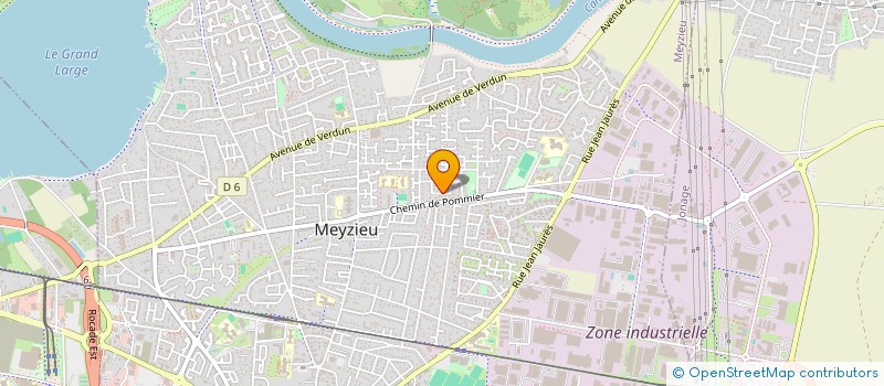 localisation de l'entreprise ODYCAT  MEYZIEU