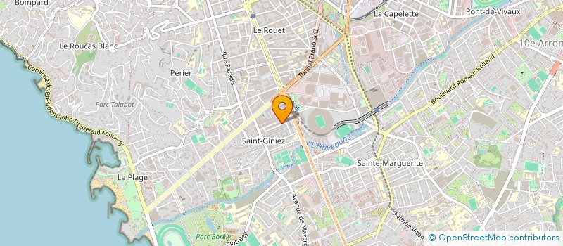 localisation de l'entreprise ODYCE DEVELOPPEMENT  MARSEILLE