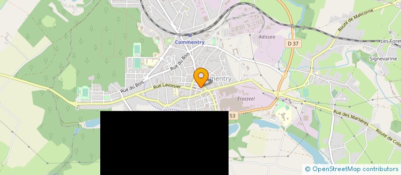 localisation de l'entreprise ODYCEUM à COMMENTRY