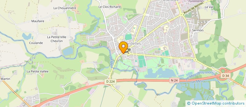 localisation de l'entreprise ODYE-BOYERE  MORDELLES