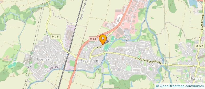 localisation de l'entreprise ODYGO TECH  FEGERSHEIM