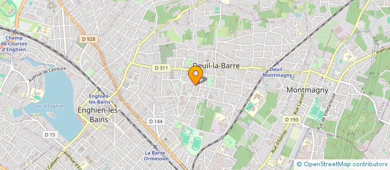localisation de l'entreprise ODYO DLB à DEUIL-LA-BARRE