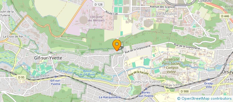 localisation de l'entreprise ODYPACK  GIF-SUR-YVETTE