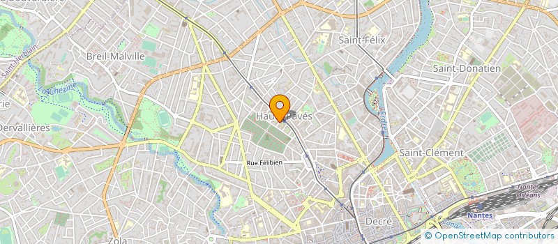 localisation de l'entreprise ODYS FITNESS à NANTES