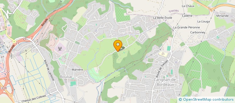 localisation de l'entreprise ODYSCAPE  BOULIAC