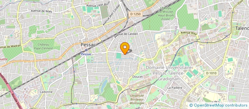 localisation de l'entreprise ODYSEA PATRIMOINE  PESSAC