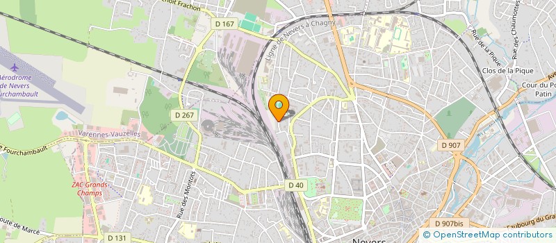 localisation de l'entreprise ODYSEE à NEVERS