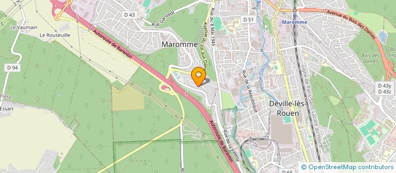 localisation de l'entreprise ODYSEE COMPETENCES  MAROMME