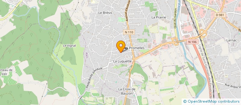 localisation de l'entreprise ODYSSAIL  ALES