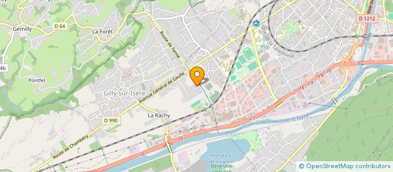 localisation de l'entreprise ODYSSEA 308  ALBERTVILLE