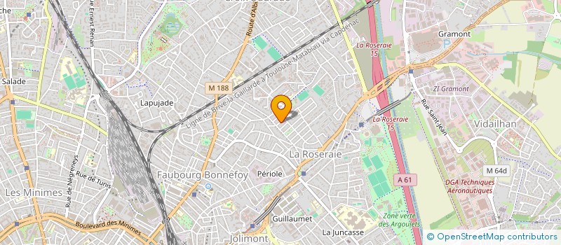 localisation de l'entreprise ODYSSEA  TOULOUSE