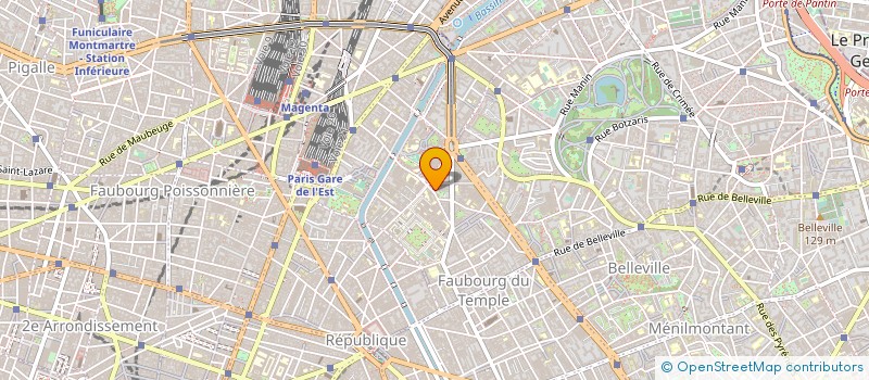 localisation de l'entreprise ODYSSEE à PARIS