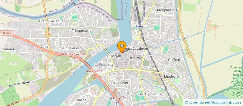 localisation de l'entreprise ODYSSEE à ARLES