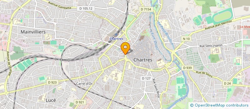 localisation de l'entreprise ODYSSEE à CHARTRES