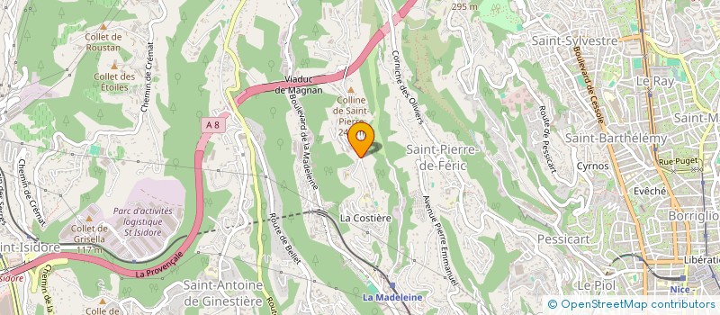 localisation de l'entreprise ODYSSEE à NICE