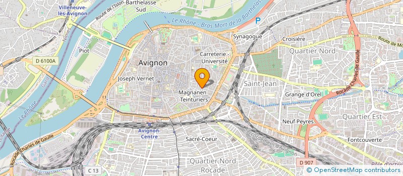 localisation de l'entreprise ODYSSEE  AVIGNON