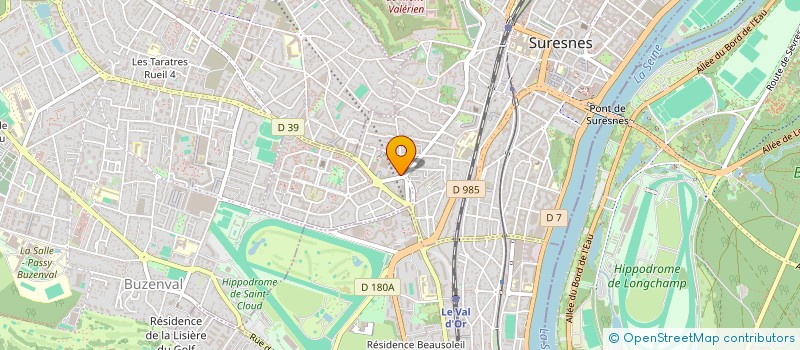 localisation de l'entreprise ODYSSEE à SURESNES