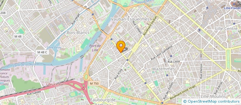 localisation de l'entreprise ODYSSEE à LILLE