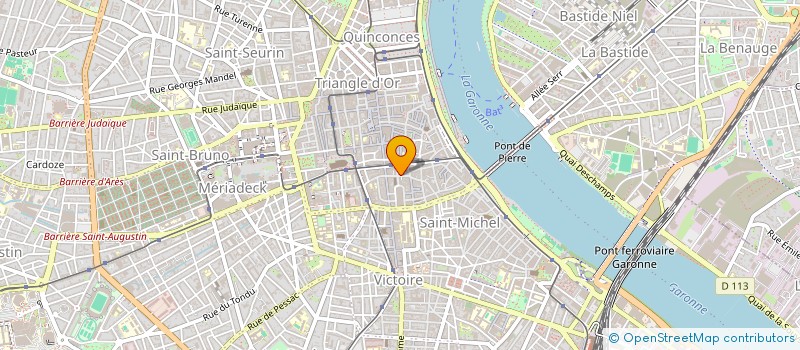 localisation de l'entreprise ODYSSEE à BORDEAUX