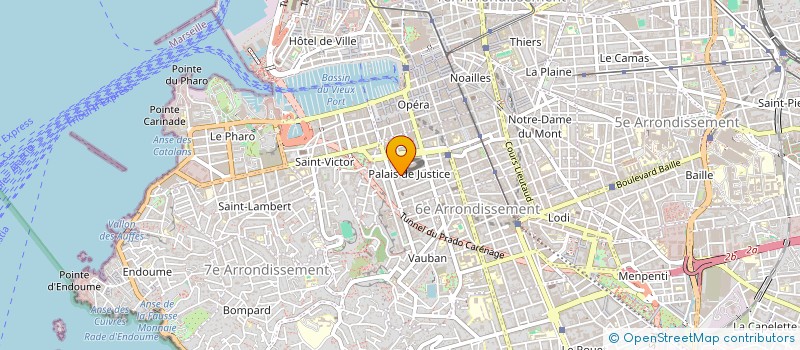 localisation de l'entreprise ODYSSEE à MARSEILLE