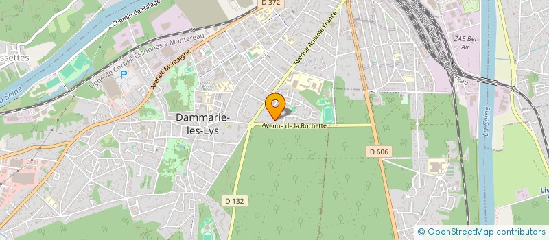 localisation de l'entreprise ODYSSEE 77 à DAMMARIE-LES-LYS