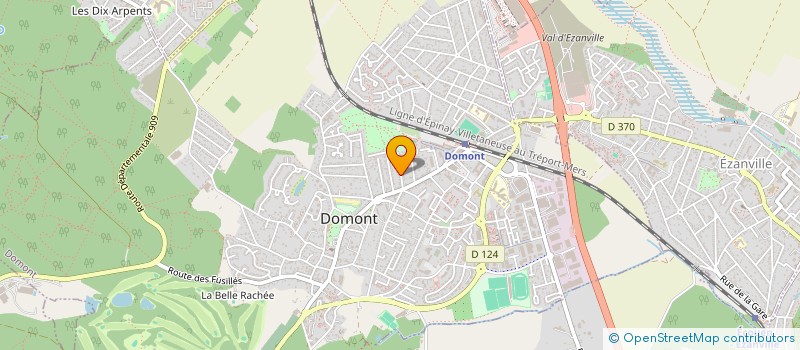 localisation de l'entreprise ODYSSEE  DOMONT