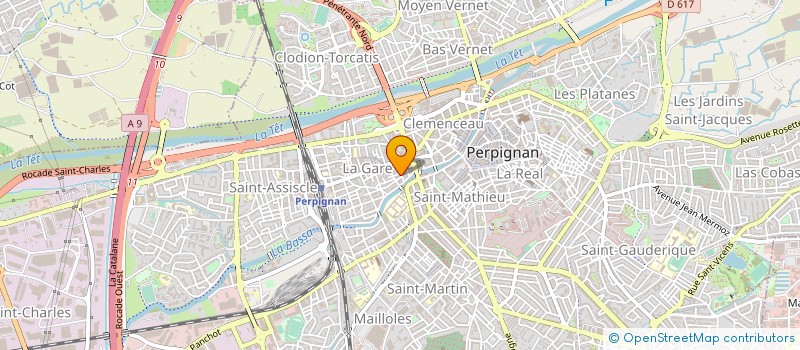 localisation de l'entreprise ODYSSEE à PERPIGNAN