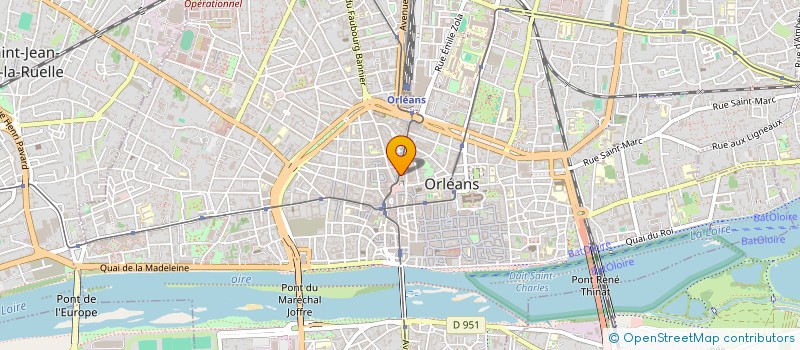 localisation de l'entreprise ODYSSEE  ORLEANS
