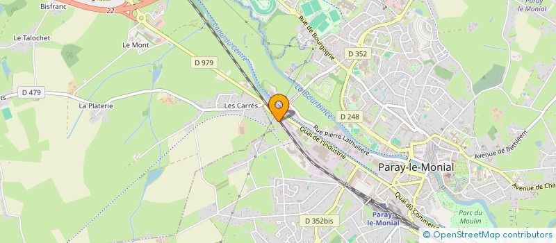 localisation de l'entreprise ODYSSEE  VITRY-EN-CHAROLLAIS