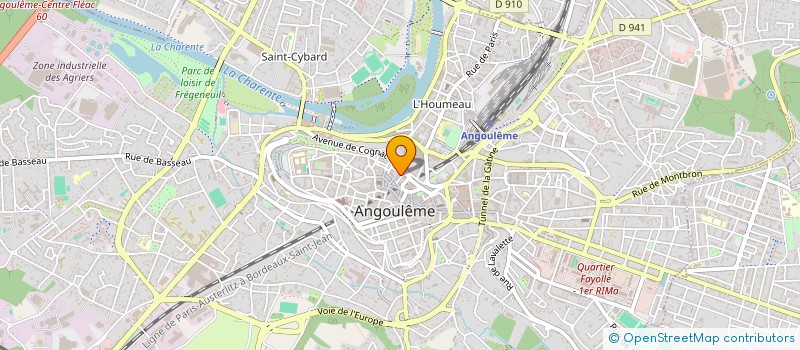 localisation de l'entreprise ODYSSEE AIRSOFT à ANGOULEME