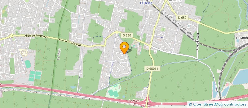 localisation de l'entreprise ODYSSEE ARCHITECTURE  LE TEICH