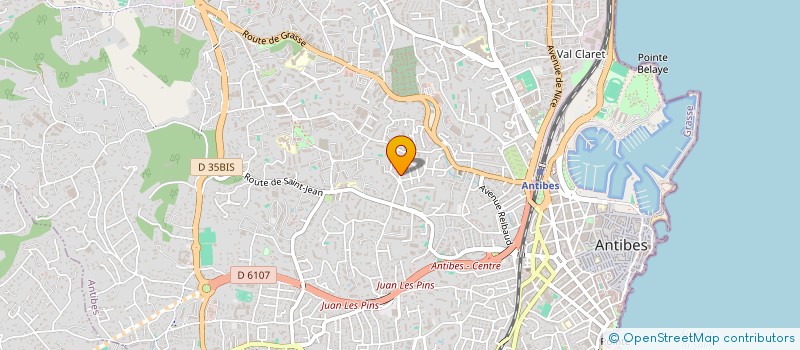 localisation de l'entreprise ODYSSEE CELESTE  ANTIBES