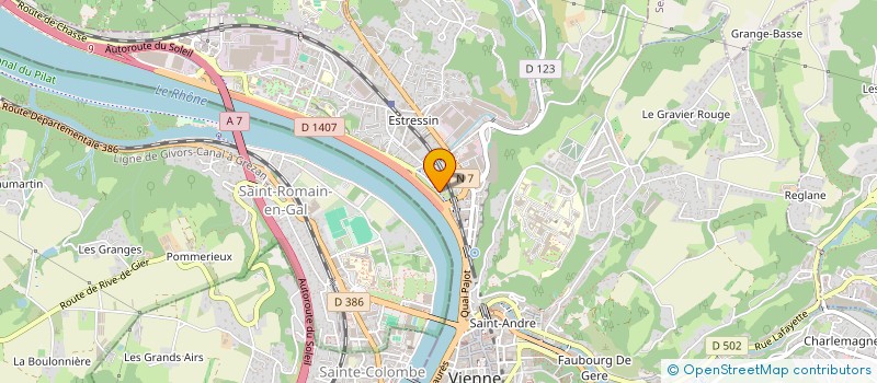 localisation de l'entreprise ODYSSEE CLEAN SERVICE à VIENNE