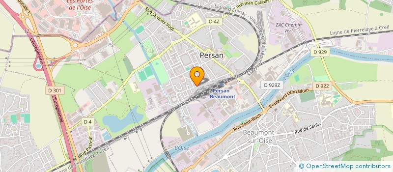 localisation de l'entreprise ODYSSEE CONSEIL  PERSAN