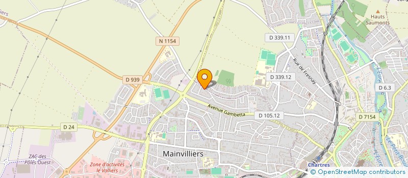 localisation de l'entreprise ODYSSEE DES F'AME à MAINVILLIERS