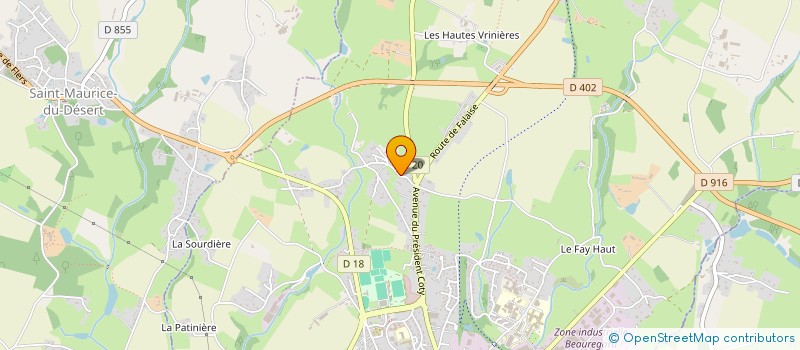 localisation de l'entreprise ODYSSEE DEVELOPPEMENT FORMATION INGENIERIE à LA FERTE MACE