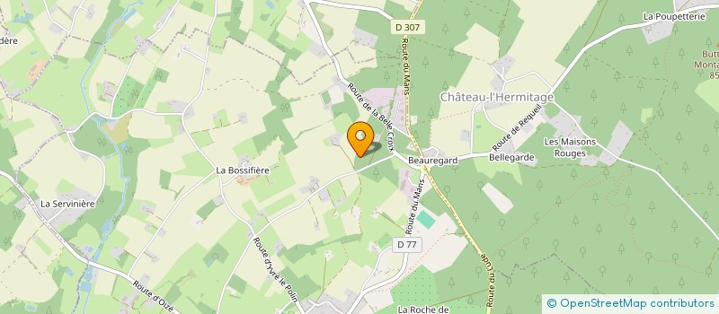 localisation de l'entreprise ODYSSEE ENVIRONNEMENT  REQUEIL