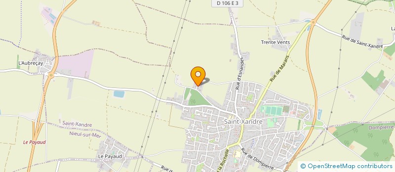 localisation de l'entreprise ODYSSEE FACADE  SAINT-XANDRE