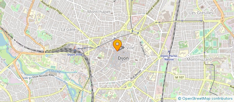 localisation de l'entreprise ODYSSEE FRANCE à DIJON